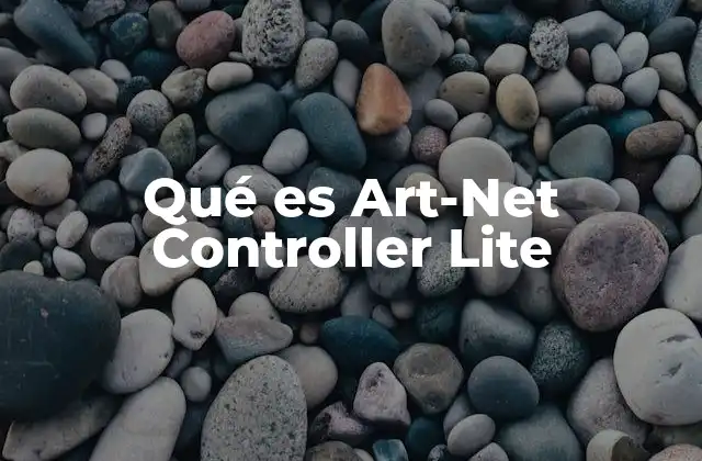 Qué es Art-net Controller Lite 2 Cómo funciona el control de iluminación a través de Art-Net