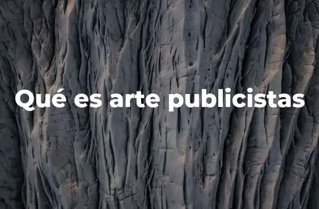 Qué es Arte Publicistas