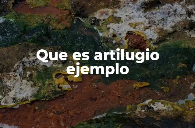 Artilugio como concepto en ingeniería y tecnología