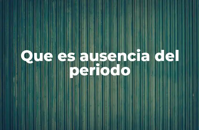 Que es Ausencia Del Periodo 2 Factores que pueden influir en la regulación del ciclo menstrual