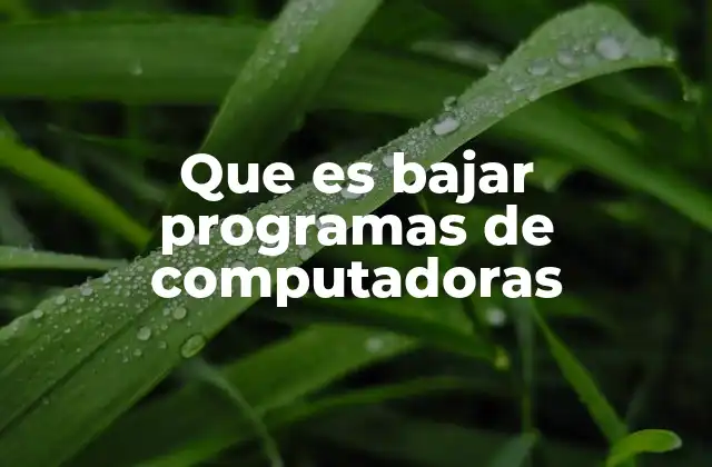 El proceso de descarga de software y su importancia en la tecnología actual