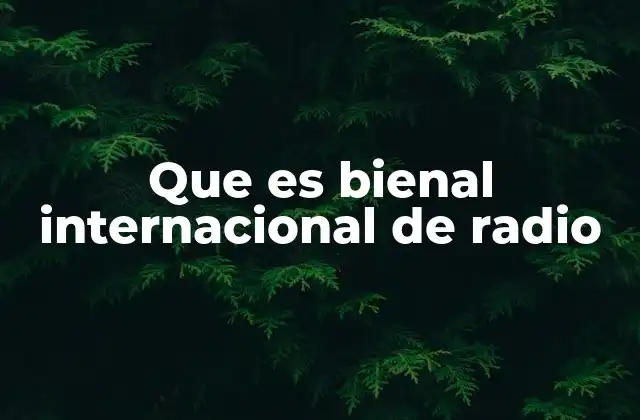 El papel de la radio en la cultura contemporánea