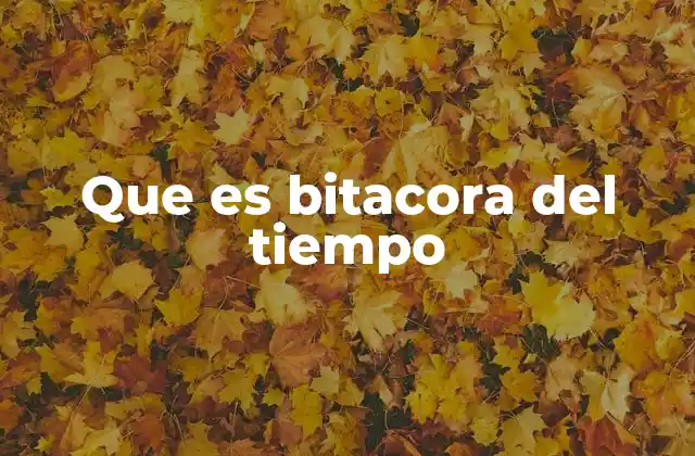 Cómo la bitácora del tiempo facilita la organización