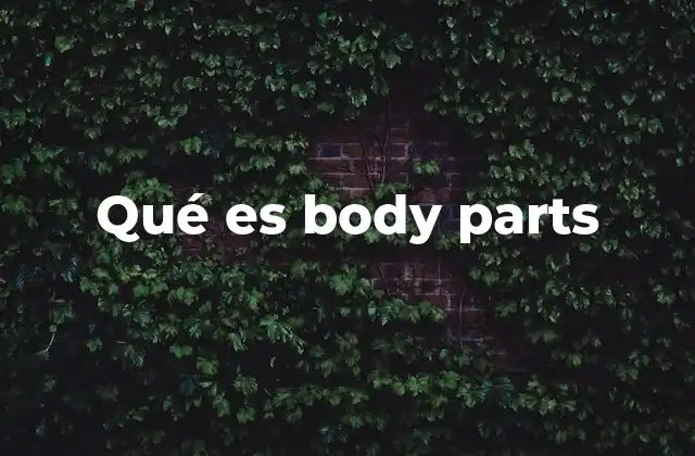 Qué es Body Parts