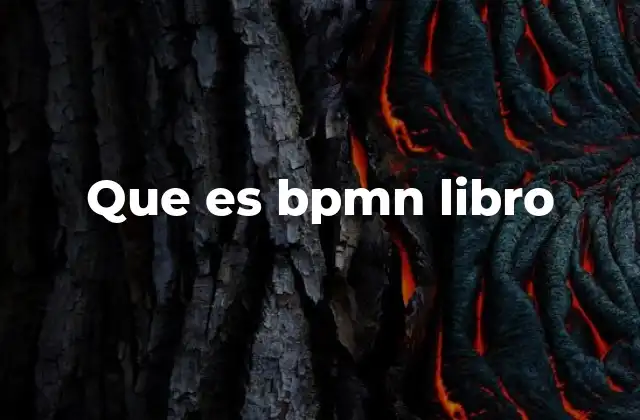 Que es Bpmn Libro