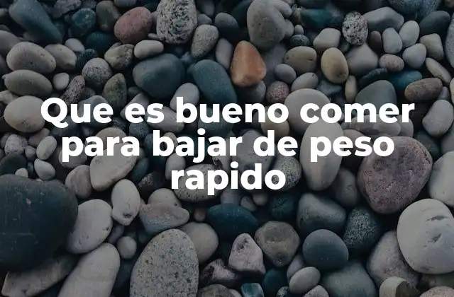 Que es Bueno Comer para Bajar de Peso Rapido 2 Cómo estructurar una dieta para perder peso sin dañar la salud