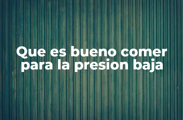 Cómo la dieta equilibrada puede mejorar la presión arterial