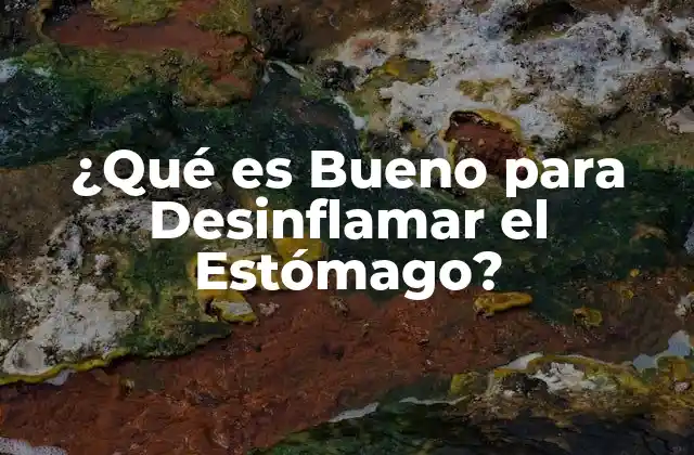 ¿qué es Bueno para Desinflamar el Estómago? 16 Causas de la Desinflamación del Estómago