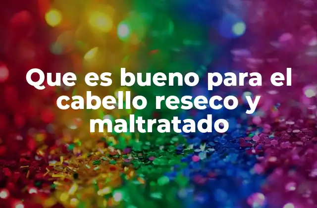 Que es Bueno para el Cabello Reseco y Maltratado