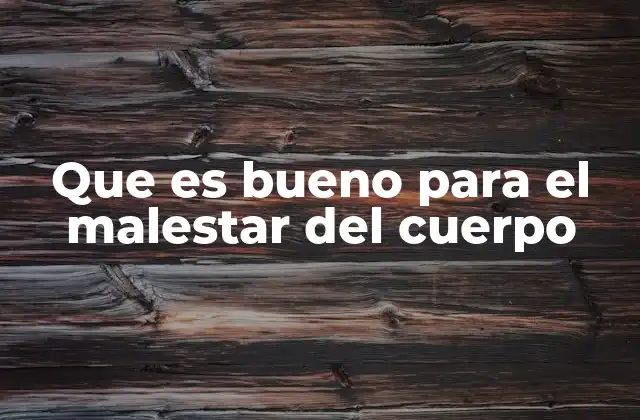 Cómo el estilo de vida influye en el malestar corporal