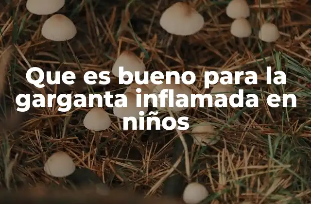 Que es Bueno para la Garganta Inflamada en Niños