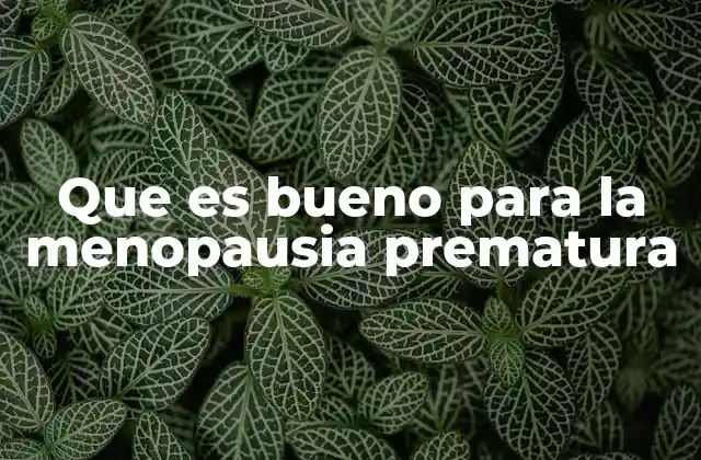 Que es Bueno para la Menopausia Prematura 2 Cómo prepararse emocional y físicamente para la menopausia prematura