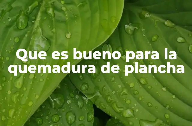 Tratamientos efectivos para quemaduras menores