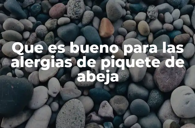 Cómo actúan los remedios frente a una reacción alérgica