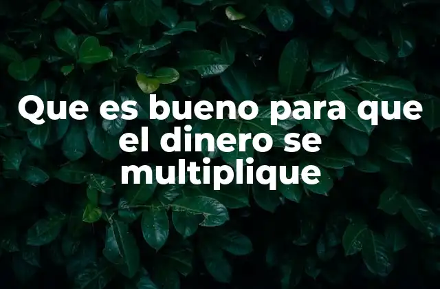 Que es Bueno para que el Dinero Se Multiplique 2 Cómo aprovechar los mercados financieros para el crecimiento del dinero