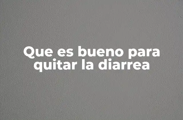 Cómo el estilo de vida influye en la recuperación de la diarrea