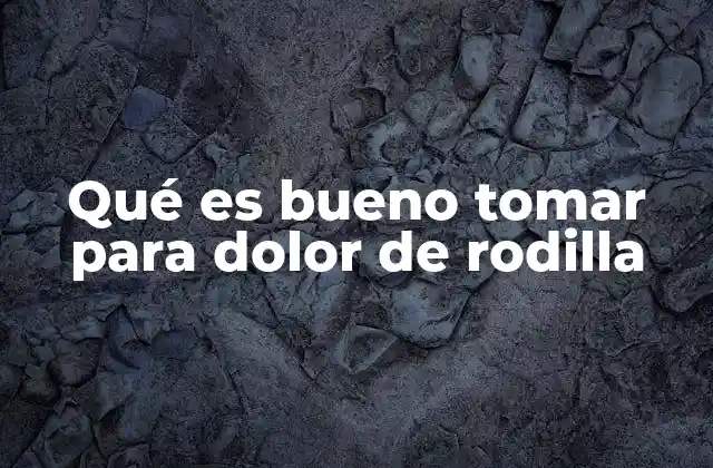 Cómo abordar el malestar en la rodilla sin recurrir a medicamentos