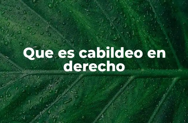 Que es Cabildeo en Derecho 2 La influencia política detrás de las leyes