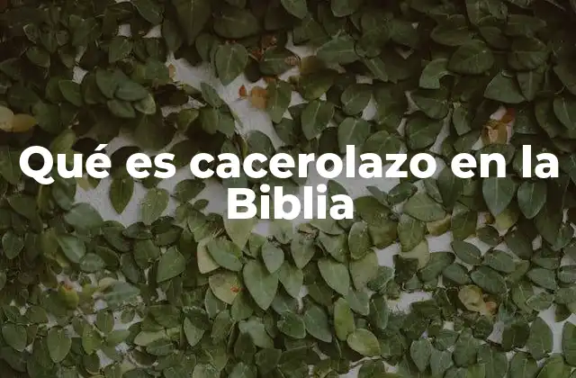 Manifestaciones de protesta en la Biblia