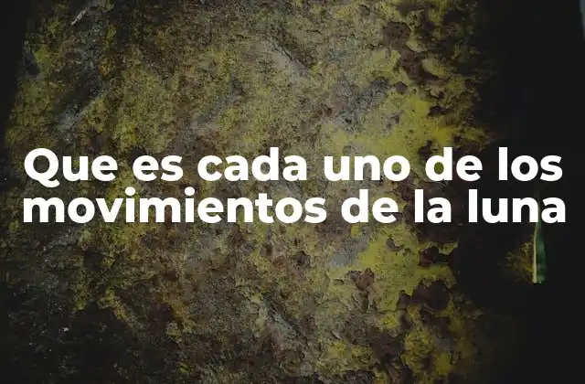 El papel de los movimientos lunares en la dinámica terrestre
