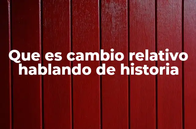 La importancia del marco de comparación en la historia