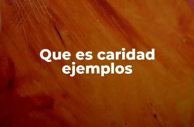 La caridad como pilar de la convivencia social