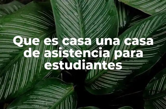 Que es Casa una Casa de Asistencia para Estudiantes 2 El papel de las casas de asistencia en la educación superior