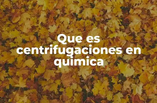 Aplicaciones de la centrifugación en la investigación científica