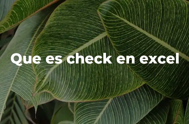 Cómo se usan las casillas de verificación en Excel