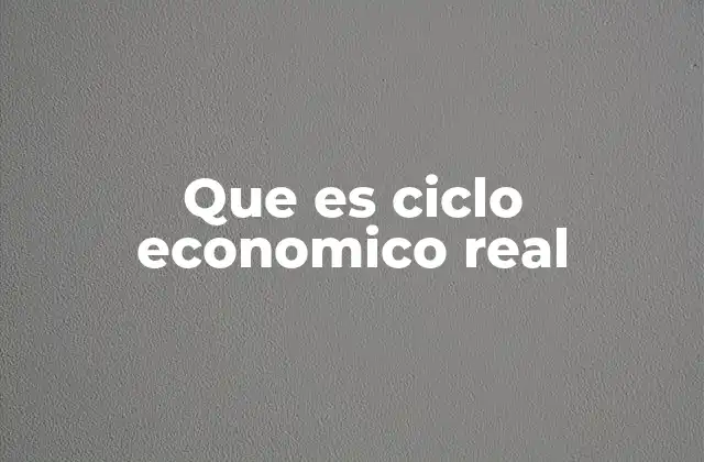 El comportamiento de la economía a lo largo del tiempo