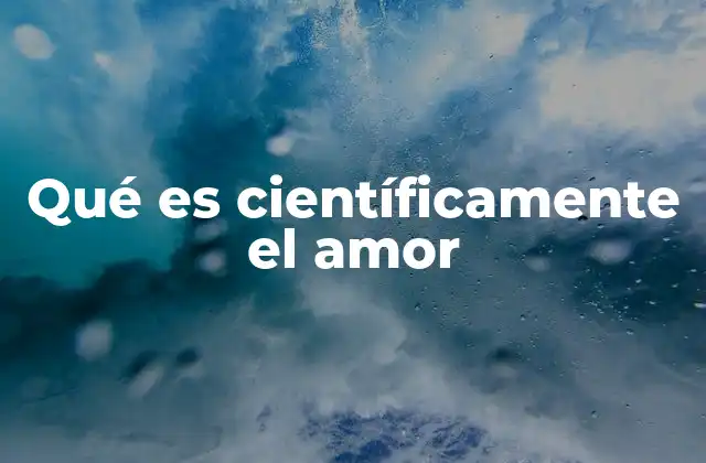 Qué es Científicamente el Amor 2 La base biológica del sentimiento humano