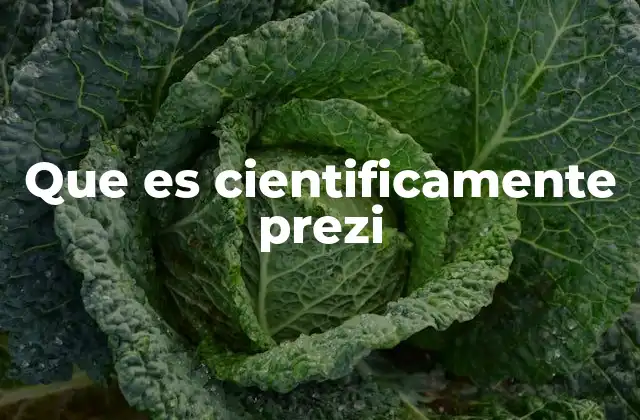 Que es Cientificamente Prezi