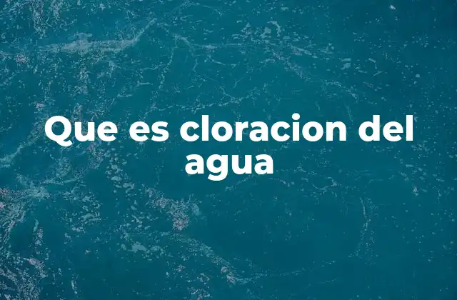 La importancia de la desinfección en el agua potable