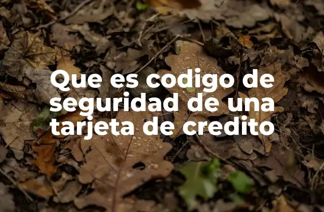 Que es Codigo de Seguridad de una Tarjeta de Credito 2 La importancia del número de verificación en las transacciones digitales