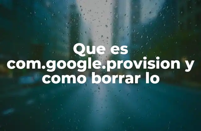 ¿Cómo identificar la presencia de com.google.provision en tu dispositivo Android?