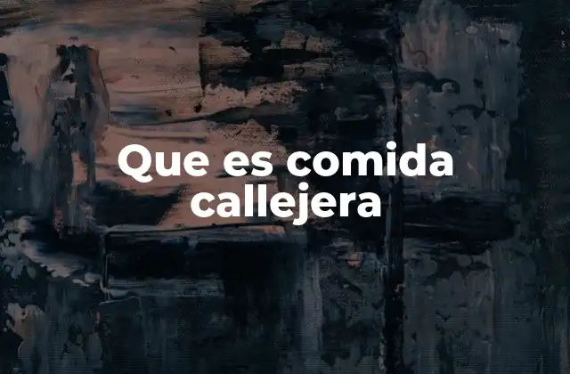 La comida rápida y la comida callejera, ¿son lo mismo?