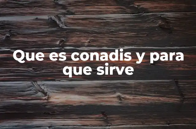 La importancia del CONADIS en la sociedad mexicana