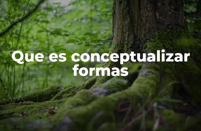 La importancia de la conceptualización en el pensamiento creativo