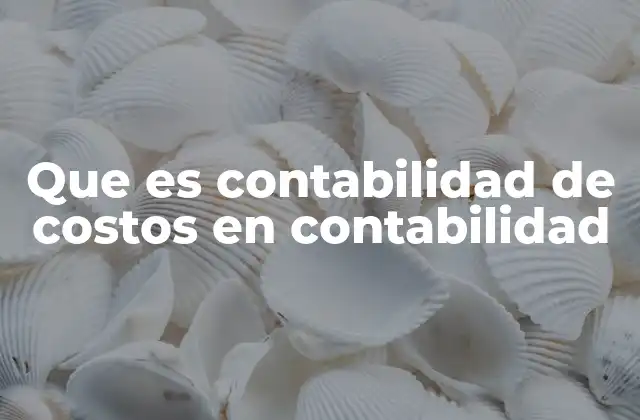 La importancia de la contabilidad de costos en las empresas