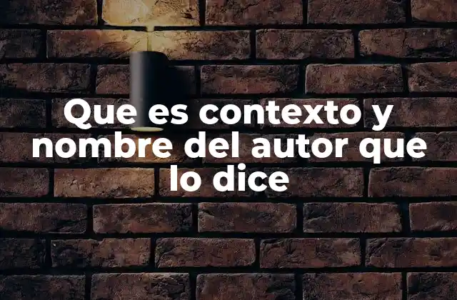 El entorno que rodea una idea y su creador