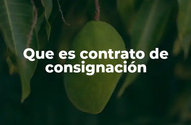 La importancia del contrato de consignación en el comercio