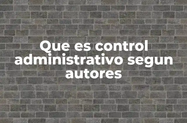 La función del control en la administración organizacional