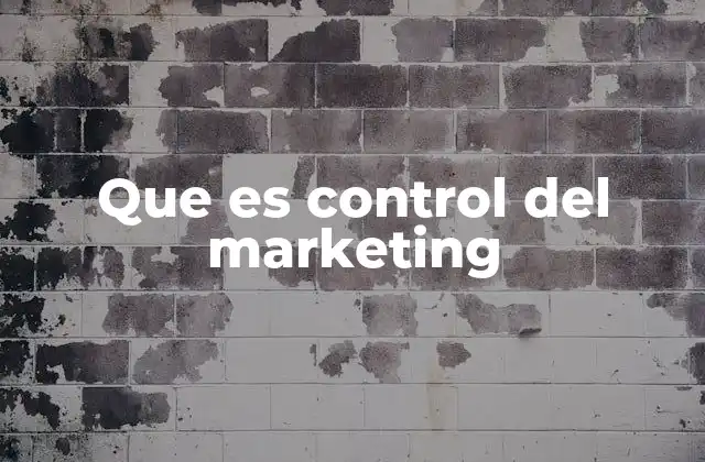 La importancia de tener un sistema de control en la gestión de marketing