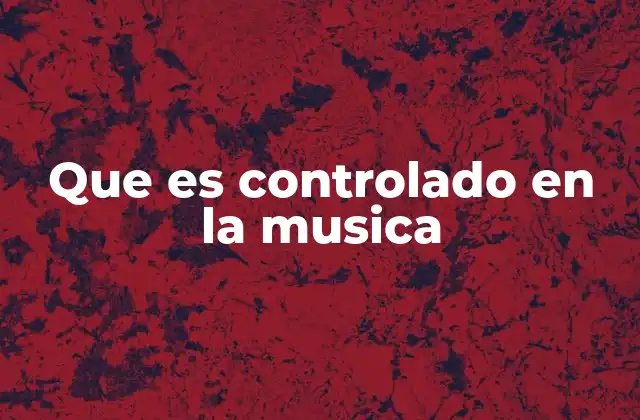 Que es Controlado en la Musica 2 La importancia del equilibrio en la ejecución musical