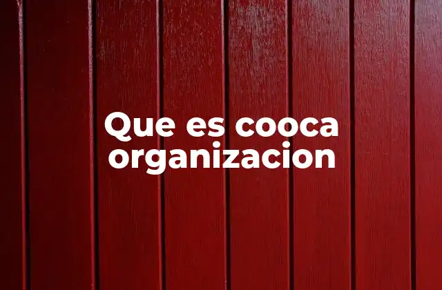 El papel de la COCA organización en el mercado estadounidense