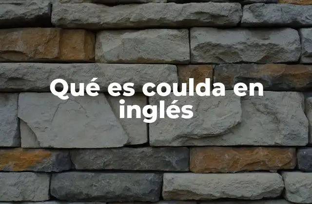 El uso de coulda en el inglés conversacional
