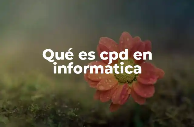 Qué es Cpd en Informática 2 El papel del CPD en la infraestructura tecnológica moderna