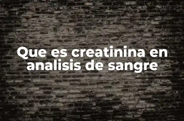 Que es Creatinina en Analisis de Sangre 2 La importancia de evaluar la creatinina en los análisis clínicos