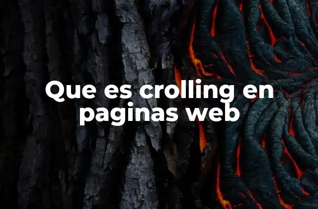 El funcionamiento interno de los crawlers web