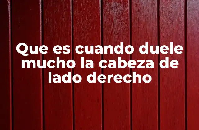 Cómo identificar el tipo de dolor de cabeza que experimentas